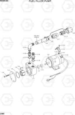 2080 FUEL FILLER PUMP R60W-9S, Hyundai