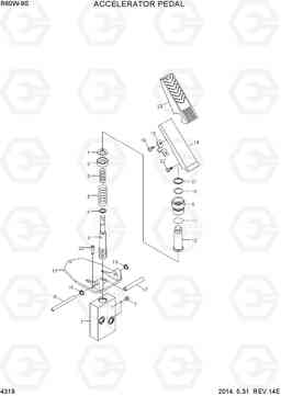 4319 ACCELERATOR PEDAL(STD) R60W-9S, Hyundai