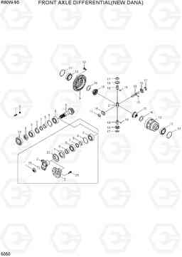 5050 FRONT AXLE DIFFERENTIAL(NEW DANA) R60W-9S, Hyundai