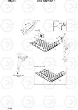 6100 CAB INTERIOR 1 R60W-9S, Hyundai