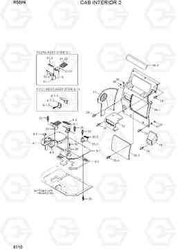 6110 CAB INTERIOR 2 R60W-9S, Hyundai