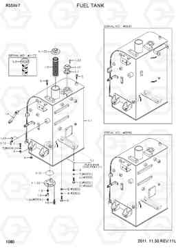 1080 FUEL TANK R55W-7, Hyundai