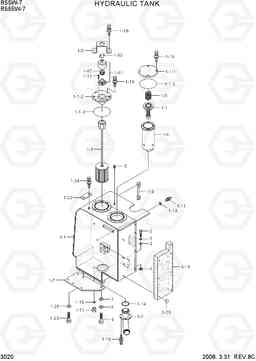 3020 HYDRAULIC TANK R55W-7, Hyundai