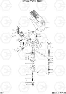 4350 BRAKE VALVE(-#0268) R55W-7, Hyundai