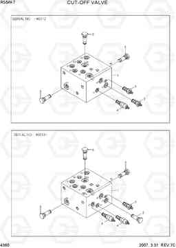 4360 CUT-OFF VALVE R55W-7, Hyundai