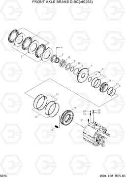 5070 FRONT AXLE BRAKE DISC(-#0268) R55W-7, Hyundai