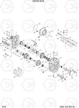 5130 GEAR BOX R55W-7, Hyundai