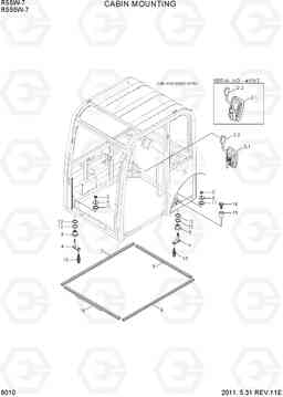 6010 CAB MOUNTING R55W-7, Hyundai