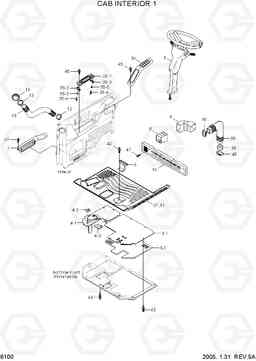 6100 CAB INTERIOR 1 R55W-7, Hyundai
