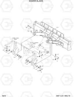 6410 DOZER BLADE R55W-7, Hyundai