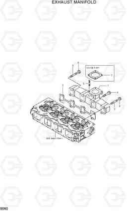 9060 EXHAUST MANIFOLD R55W-7, Hyundai