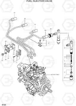 9120 FUEL INJECTION VALVE R55W-7, Hyundai