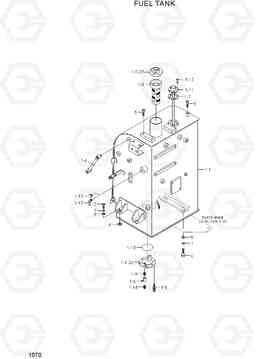 1070 FUEL TANK R55W-7A, Hyundai