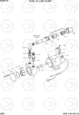 2080 FUEL FILLER PUMP R55W-7A, Hyundai