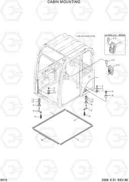 6010 CABIN MOUNTING R55W-7A, Hyundai