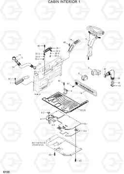 6100 CABIN INTERIOR 1 R55W-7A, Hyundai