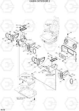 6110 CABIN INTERIOR 2 R55W-7A, Hyundai