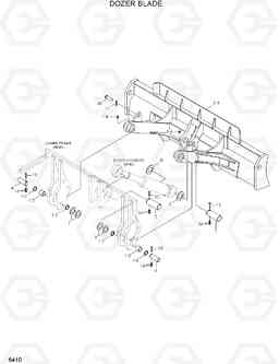 6410 DOZER BLADE R55W-7A, Hyundai