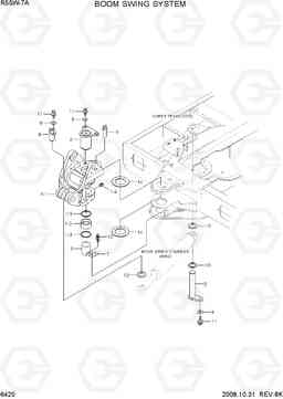 6420 BOOM SWING SYSTEM R55W-7A, Hyundai