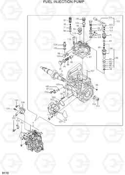 9110 FUEL INJECTION PUMP R55W-7A, Hyundai