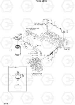 9140 FUEL LINE R55W-7A, Hyundai