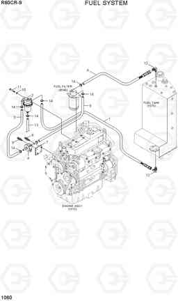 1060 FUEL SYSTEM R60CR-9, Hyundai