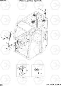2040 CABIN ELECTRIC 1 (CABIN) R60CR-9, Hyundai