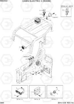 2055 CABIN ELECTRIC 3 (ROOM) R60CR-9, Hyundai