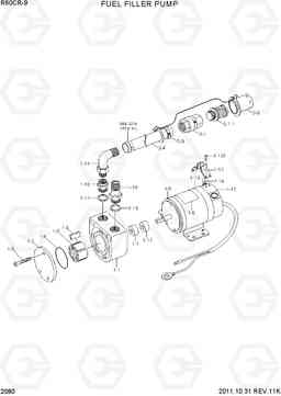 2080 FUEL FILLER PUMP R60CR-9, Hyundai
