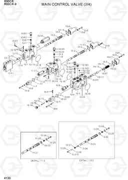 4130 MAIN CONTROL VALVE (3/4) R60CR-9, Hyundai