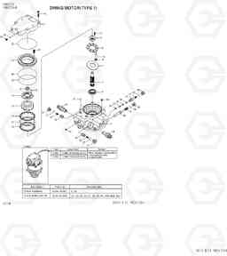 4210 SWING MOTOR(TYPE 1) R60CR-9, Hyundai