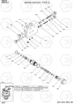 4227 SWING MOTOR UNIT (3/3, TYPE 2) R60CR-9, Hyundai