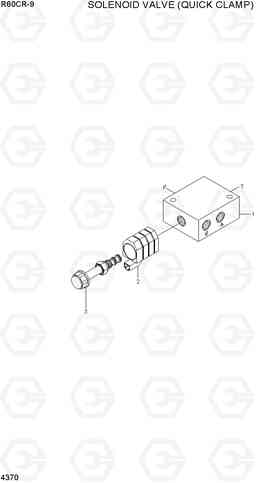 4370 SOLENOID VALVE (QUICK CLAMP) R60CR-9, Hyundai