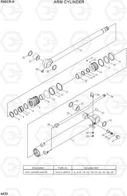 4420 ARM CYLINDER R60CR-9, Hyundai