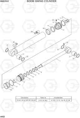4450 BOOM SWING CYLINDER R60CR-9, Hyundai