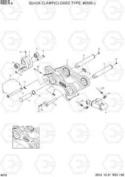 4610 QUICK CLAMP ASSY(CLOSED TYPE, #0505-) R60CR-9, Hyundai