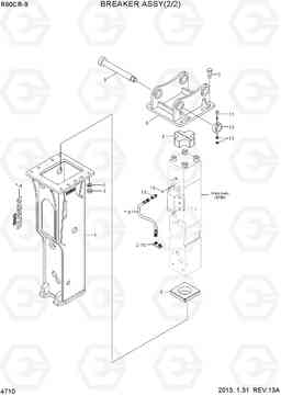 4710 BREAKER ASSY(2/2) R60CR-9, Hyundai