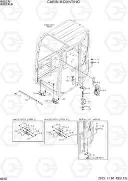 6010 CABIN MOUNTING R60CR-9, Hyundai