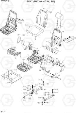6171 SEAT (MECHANICAL, 1/2) R60CR-9, Hyundai