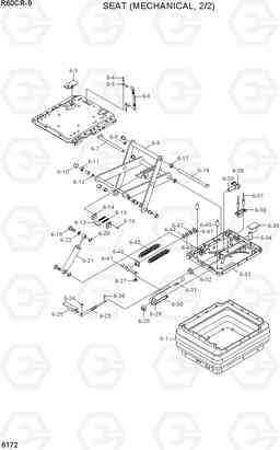 6172 SEAT (MECHANICAL, 2/2) R60CR-9, Hyundai