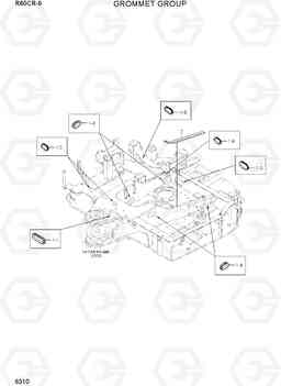 6310 GROMMET GROUP R60CR-9, Hyundai