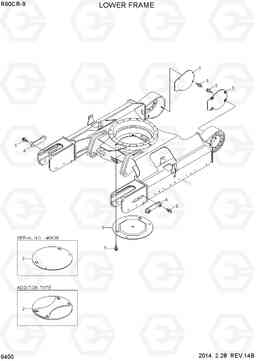 6400 LOWER FRAME R60CR-9, Hyundai