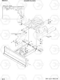 6410 DOZER BLADE R60CR-9, Hyundai