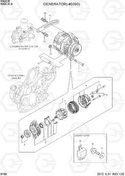 9160 GENERATOR(-#0390) R60CR-9, Hyundai