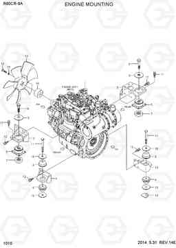 1010 ENGINE MOUNTING R60CR-9A, Hyundai