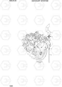 1030 EXHAUST SYSTEM R60CR-9A, Hyundai