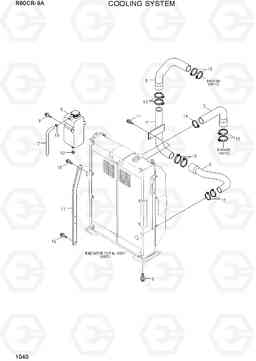 1040 COOLING SYSTEM R60CR-9A, Hyundai