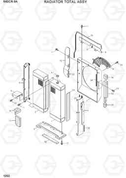 1050 RADIATOR TOTAL ASSY R60CR-9A, Hyundai
