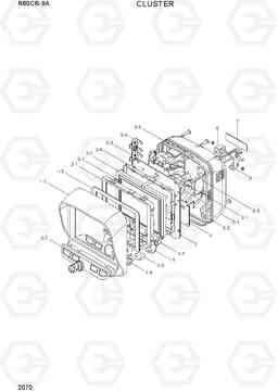 2070 CLUSTER R60CR-9A, Hyundai