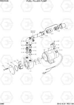 2080 FUEL FILLER PUMP R60CR-9A, Hyundai